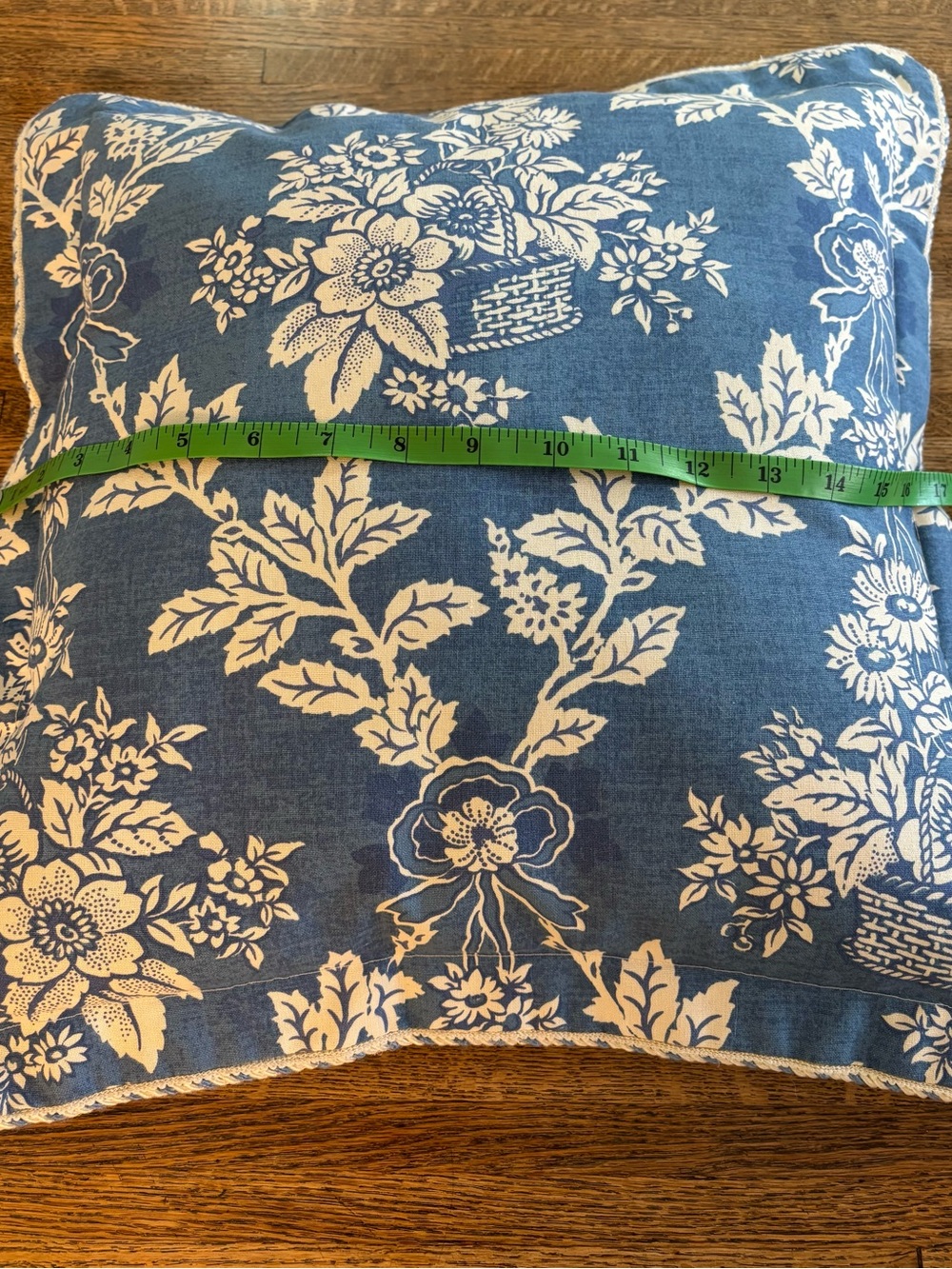 French Country Cottage English Farmhouse Paris Blue & White Toile Pillows - Picture 9 of 10
